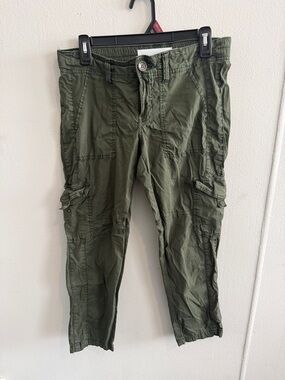 Sonoma Olive Green Straight-Leg Cargo Pants
